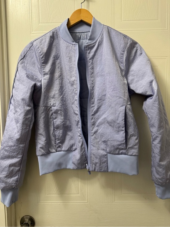 lululemon athletica Sweaters - lululemon athletica Light Lavender Bomber Jacket